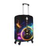 Luggage Cover,Fashion Suitcase Protector Fits 18-32 Inch Luggage,Washable Suitcase Covers,Magic Electric Guitar Music Print view 3