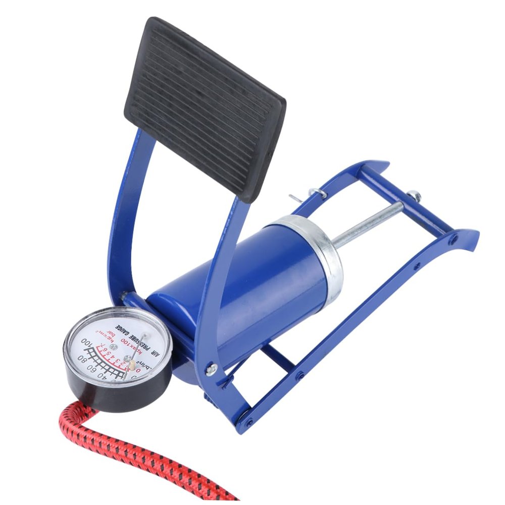 BESPORTBLE Lightweight Portable Tire Floor Pump Activated Foot Pump for Bike Tires Suitable for Cars Boats Inflatable Beds