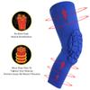Knee Pads Compression Leg Sleeve Knee Sleeve for All Sports Wrestling Protector Gear, Youth & Adult Sizes, 1 Pair of Knee Paded(Blue_XL_2 Pack) view 3