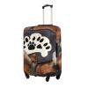 Luggage Cover,Fashion Suitcase Protector Fits 18-32 Inch Luggage,Washable Suitcase Covers,Lover Dog Paws Print view 2