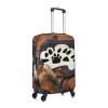 Luggage Cover,Fashion Suitcase Protector Fits 18-32 Inch Luggage,Washable Suitcase Covers,Lover Dog Paws Print view 3