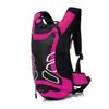Anneome Cycling Backpack 12l Capacity Hiking Water Bladder Bag Nylon Bike Bag Waterproof Rucksack Large Volume (Rosy) view 1