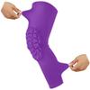 SZKANI Knee Pads Compression Leg Sleeve Knee Sleeve for All Sports Wrestling Protector Gear, Youth & Adult Sizes, 1 Pair of Knee Paded(Purple_XXL_2 Pack) view 1