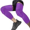 SZKANI Knee Pads Compression Leg Sleeve Knee Sleeve for All Sports Wrestling Protector Gear, Youth & Adult Sizes, 1 Pair of Knee Paded(Purple_XXL_2 Pack) view 2