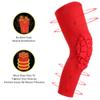 Knee Pads Compression Leg Sleeve Knee Sleeve for All Sports Wrestling Protector Gear, Youth & Adult Sizes, 1 Pair of Knee Paded(Red_XL_2 Pack) view 3