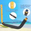 BALAVA Kayak Storage Rack,Kayak Rack for Garage,Kayak Wall Mount with Nylon Straps,Heavy Duty Kayak Hanger Kayak Hook Suitable for Kayaks and SUP Paddle Board 4Pack,Yellow view 3