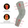 Knee Pads Compression Leg Sleeve Knee Sleeve for All Sports Wrestling Protector Gear, Youth & Adult Sizes, 1 Pair of Knee Paded(Grey_XXL_2 Pack) view 4