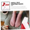 BESPORTBLE 4pairs Comfortable Heated Socks for Men and Women Washable Self-heating Thermal Socks of Mid-calf for Outdoor Activities Skiing and Hiking Breathable for All-day Warmth view 4
