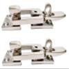 Boat Door Hatch 316 Stainless Steel Anti-Rattle Latches, Marine Grade Lockable Hold Down Clamp Latches (2 Pcs) view 1
