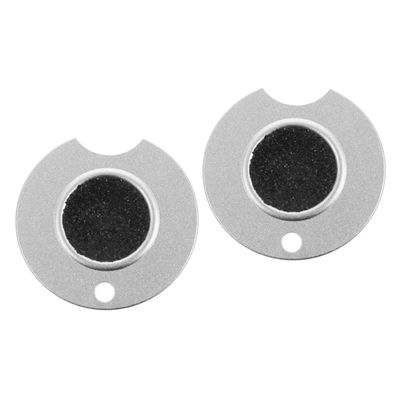 BESPORTBLE 2pcs Cue Tip Shaper Aluminum Mushroom Tip Burnisher for Billiard and Pool Accessories Compact and Lightweight Design for and Storage
