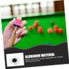 BESPORTBLE 2pcs Cue Tip Shaper Aluminum Mushroom Tip Burnisher for Billiard and Pool Accessories Compact and Lightweight Design for and Storage view 2
