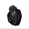 Leather Belt Holster fits Ruger GP100 or SP101, 3 Slot Pancake, Fast Draw, Handcrafted, Right Handed, PulsarHolster (Black, SP101 4.2" Barrel) view 2