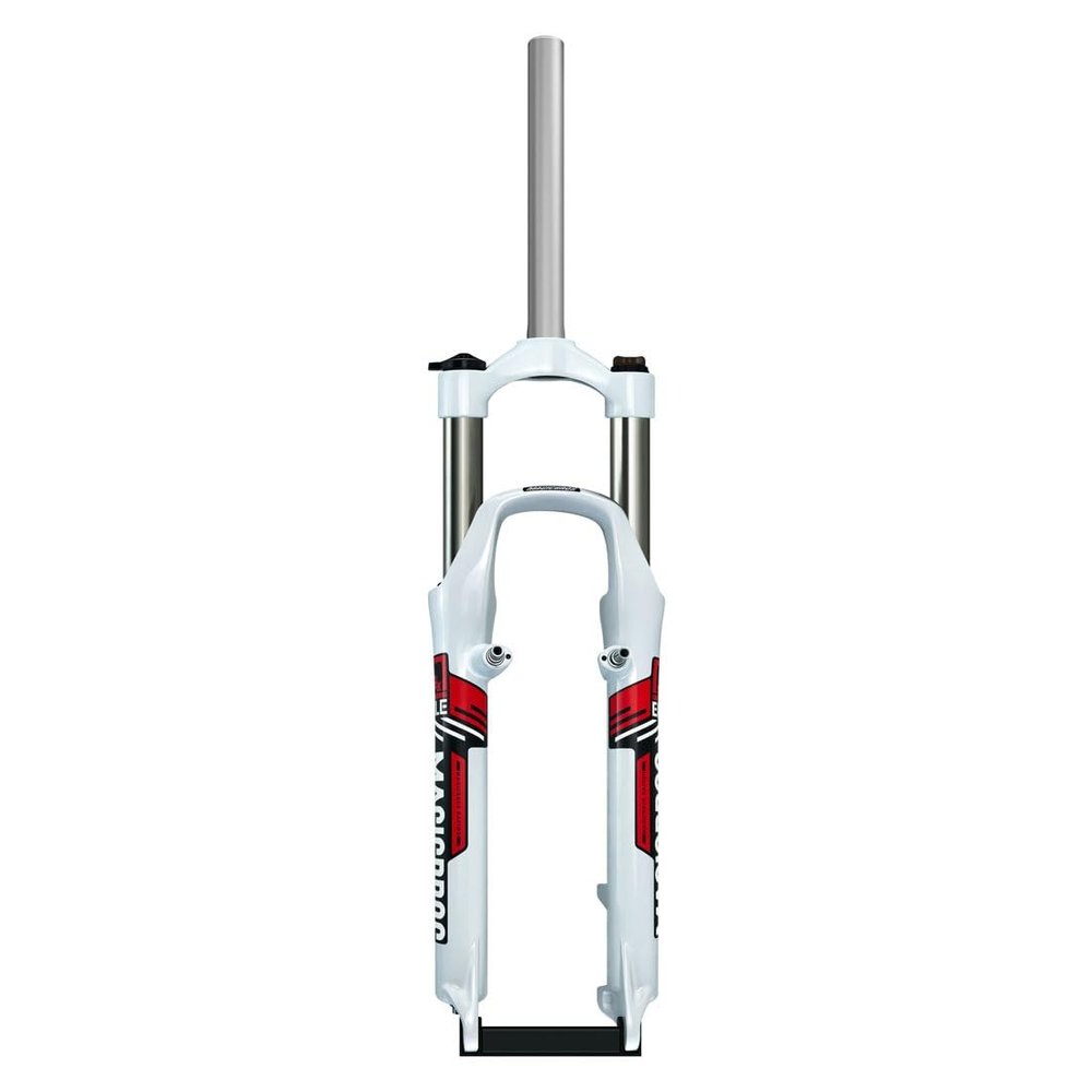 HIMALO 26 Inch Mountain Bike Suspension Fork Travel 100mm Spring Fork 1-1/8" Straight Tube Disc V Brake Bike Fork QR 9mm Manual Lockout