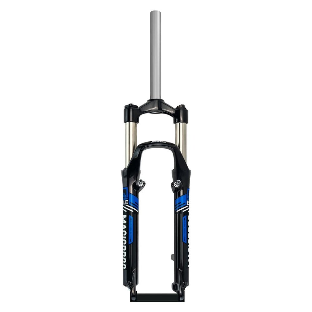 HIMALO 26 Inch Mountain Bike Suspension Fork Travel 100mm Spring Fork 1-1/8" Straight Tube Disc V Brake Bike Fork QR 9mm Manual Lockout