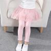 BGMINGYI Baby Girls Footless Leggins with Tutu Ruffle Lace Flower Skirt Toddler Cotton Pantskirt for 1-7 Years Old (US, Age, 3 Years, 4 Years, Mix-3pcs) view 2