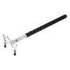 M METERXITY Retractable Billiards Cue Stick Bridge with Removable Low Bridge Head - Silicone Handle Billiards Table Accessory, Apply to Party/Club/Home Silver view 4