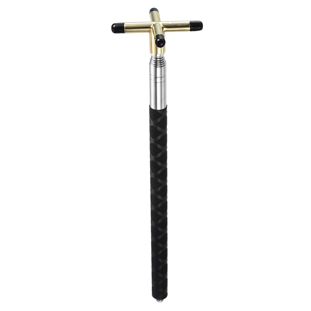 M METERXITY Retractable Billiards Cue Stick Bridge with Removable Cross Bridge Head - Silicone Handle Billiards Table Accessory, Apply to Party/Club/Home Gold