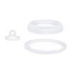 3/4pcs Water Bottle Lid Replacement Gasket 24/32/40/64oz Water Bottles Silicone Sealing Gasket Water Bottle Straw Lid Replacements view 1