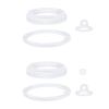 3/4pcs Water Bottle Lid Replacement Gasket 24/32/40/64oz Water Bottles Silicone Sealing Gasket Water Bottle Straw Lid Replacements view 2