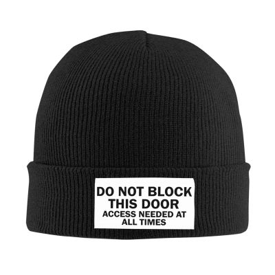 Don't Block The Diesel Pump Beanie Hat for Women Men Winter Hat Black Winter Knit Caps Soft Ski Hat Unisex