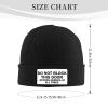 Don't Block The Diesel Pump Beanie Hat for Women Men Winter Hat Black Winter Knit Caps Soft Ski Hat Unisex view 3