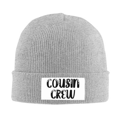 Cousin Crew Beanie Hat for Women Men Winter Hat Gray Winter Knit Caps Soft Ski Hat Unisex