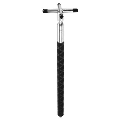 M METERXITY Retractable Billiards Cue Stick Bridge with Removable Cross Bridge Head - Silicone Handle Billiards Table Accessory, Apply to Party/Club/Home Silver