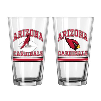 logobrands Arizona Cardinals 16oz. Pint Glass Two Pack