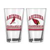 logobrands Arizona Cardinals 16oz. Pint Glass Two Pack view 1