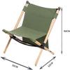 Computer Chair, Camping Chairs Outdoor Furniture Beach Chairs Folding Chair Outdoor Break Solid Wood Recliner Folding Canvas Seat Stool for Outdoor Pool Leisure Beach Lounge Folding Chairs Patio Chai view 3