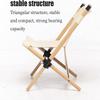 Computer Chair, Camping Chairs Outdoor Furniture Beach Chairs Folding Chair Outdoor Break Solid Wood Recliner Folding Canvas Seat Stool for Outdoor Pool Leisure Beach Lounge Folding Chairs Patio Chai view 4
