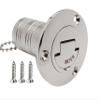 1Pack Marine Stainless steel 316 Deck Filler Fill Keyless Cap Boat Hardware Accessories Socket yacht (Water, 2" /50mm)