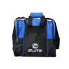 ELITE Bowling Ball Bag for Single 1 Bowling Ball Tote- Fits up to a pair of US Men's Size 15 Bowling Shoes + USB Charging Port + Padded Ball Holder- Adjustable Shoulder Strap (Royal) view 1