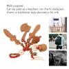 TOPINCN Peach Wood Sword Amulet for Axe Warding Off Evil Spirits Knife Peachwood Pendant Keychain Clothing Bands view 3