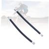 Kisangel 2sets Pump Accessories Extension Hose Tube Set Black Gas Pump Extension Long Reach No Odor 4pcs*2 view 4