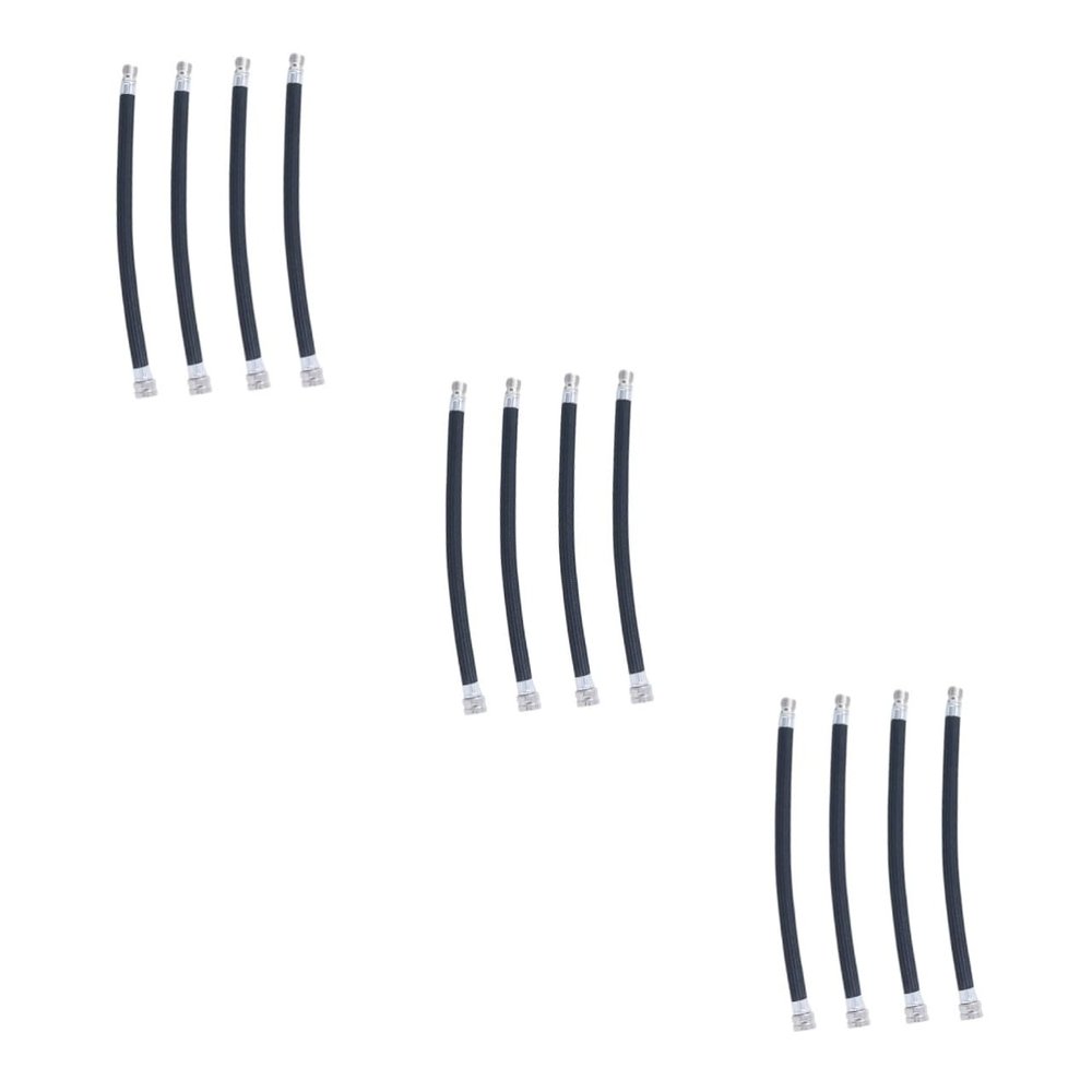 Kisangel 3sets Extension Tube for Pumps New Material Pump Extension Hose Odorless Lightweight Direct Screw-on 4pcs*3