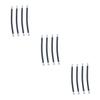 Kisangel 3sets Extension Tube for Pumps New Material Pump Extension Hose Odorless Lightweight Direct Screw-on 4pcs*3 view 1