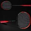 GRASKY Badminton Racquet - Full Carbon 5U Professional Racket for High Tension Strings up to 30lbs with Woven Bag G5 (Orange) view 2
