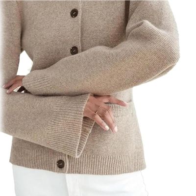Describeu Cardigan, Mayfsie Cardigan Sweater, Ultra-Soft Button Cardigan, Women Slimming Button Cardigan Sweater (US, Alpha, Large, Regular, Regular, Taupe)