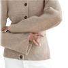 Describeu Cardigan, Mayfsie Cardigan Sweater, Ultra-Soft Button Cardigan, Women Slimming Button Cardigan Sweater (US, Alpha, Large, Regular, Regular, Taupe) view 1
