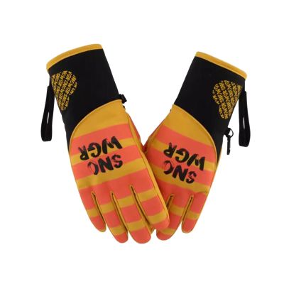 Cozy Anti-Cold Ski Gloves Female Winter Thickened Student Warm Outdoor Riding Cotton Gloves 1 Pair Gift
