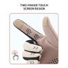 Cozy Warm Gloves Men and Women Fall and Winter Outdoor Driving Padded Touch Screen Windproof Riding Gloves 1 Pair Gift view 4