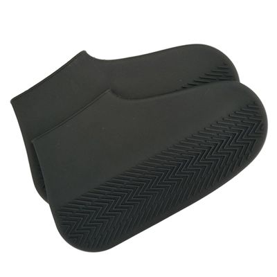 Yardenfun Silicone Anti-skid Overshoes and Wear-resistant Shoe Covers for Outdoor Activities for Camping Fishing and Cycling Black
