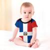 Vafogehu Dominican Flag Unisex Baby Clothes Underwear Outfit Romper Shorts Sets view 3