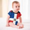 Vafogehu Dominican Flag Unisex Baby Clothes Underwear Outfit Romper Shorts Sets view 4