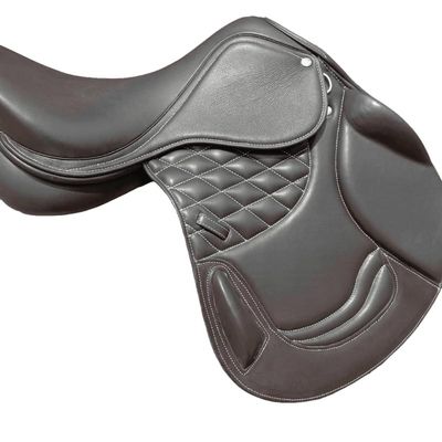 EQUIGEAR Classic Quality Handmade Leather All Purpose English Close Contact Horse Saddle Tack Size 14" inches - 18" inches Seat Available DK-2333 (14")