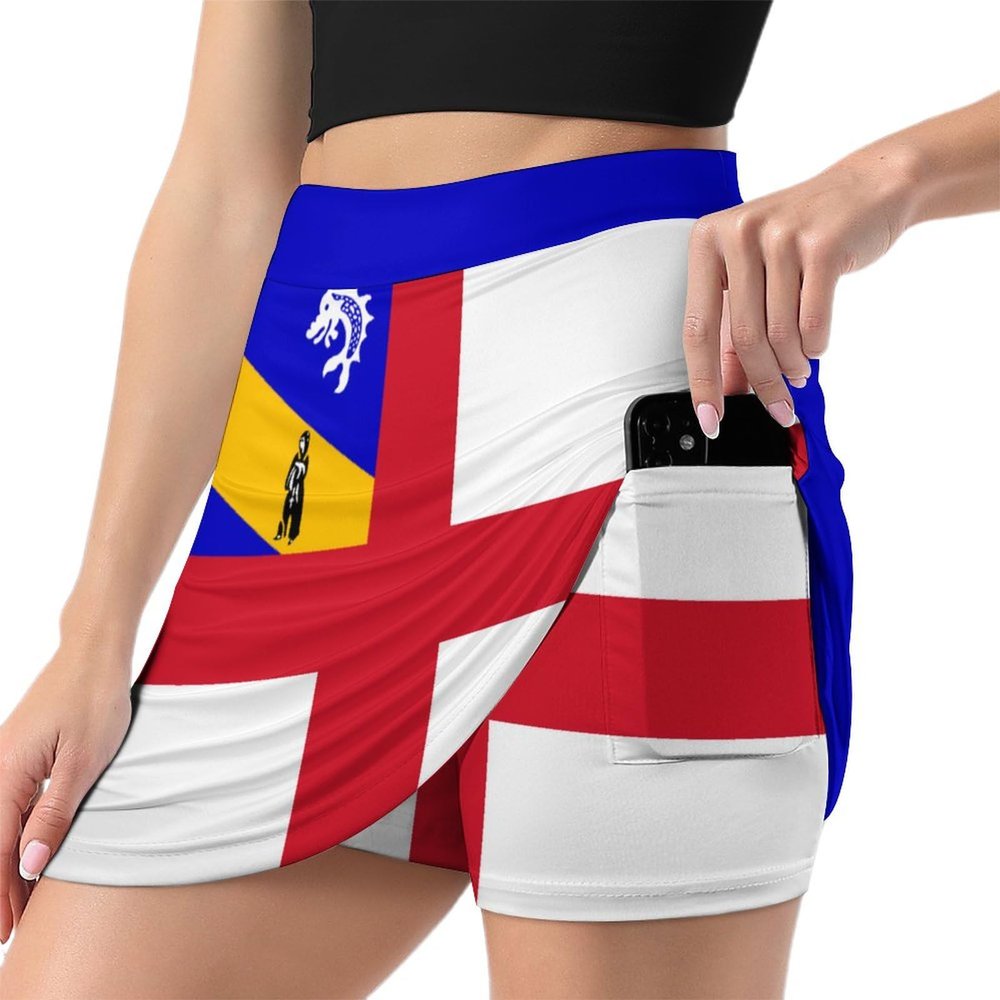 Buy Herm Flag Trouser Skirt,Women's Mini Mini Parcel Skirt Used for Running/Tennis/Golf/Yoga/Fitness Exercise 3XL