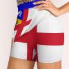 Buy Herm Flag Trouser Skirt,Women's Mini Mini Parcel Skirt Used for Running/Tennis/Golf/Yoga/Fitness Exercise 3XL view 3