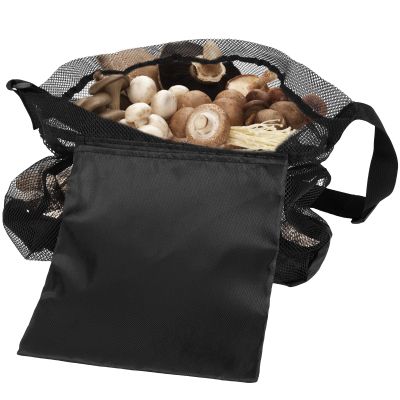 Mushroom Foraging Bag Mesh Mushroom Hunting Pouch with Adjustable Shoulder Strap Multipurpose Harvesting Bag with Pocket Fruit Gathering Picking Bag for Mushroom Foragers Bushcraft Enthusiasts KTZCTPC