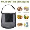 Mushroom Foraging Bag Mesh Mushroom Hunting Pouch with Adjustable Shoulder Strap Multipurpose Harvesting Bag with Pocket Fruit Gathering Picking Bag for Mushroom Foragers Bushcraft Enthusiasts KTZCTPC view 4